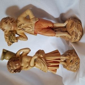 Charming Tan and Brown New Art Figurine Set